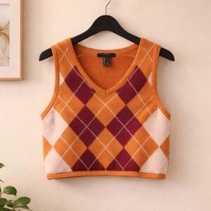 Argyle Forever 21 Sweater Vest